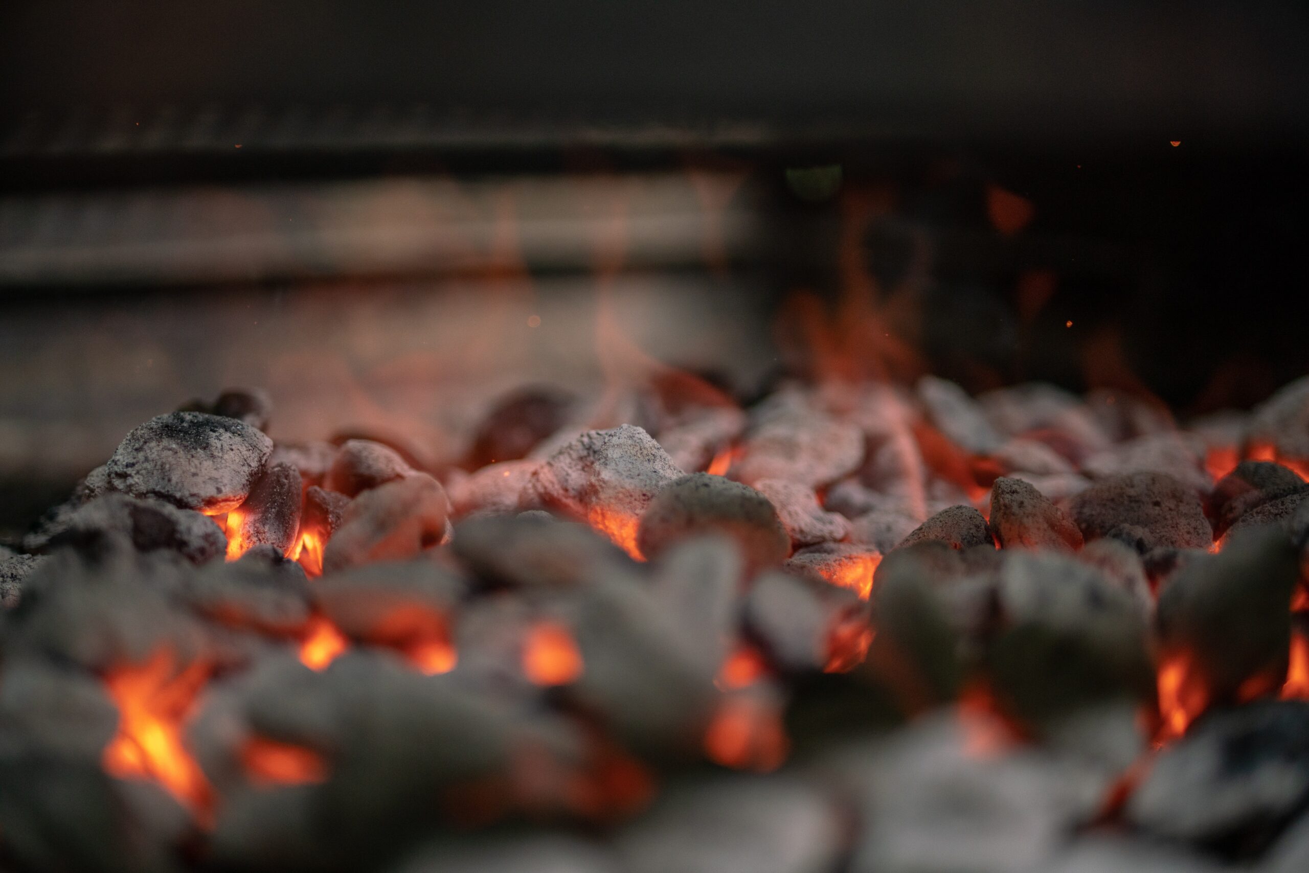Hot coals