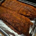 Ribs rubbed